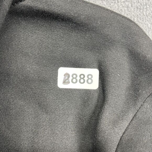 True Religion Full Zip Hoodie Mens Medium Black Gold Big logo Sweatshirt - Picture 16 of 16